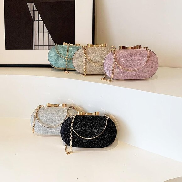 Women's Evening Handbag, Elegant Bling Crossbody Bag, Clutch Purses for Women Ev - Picture 7 of 7